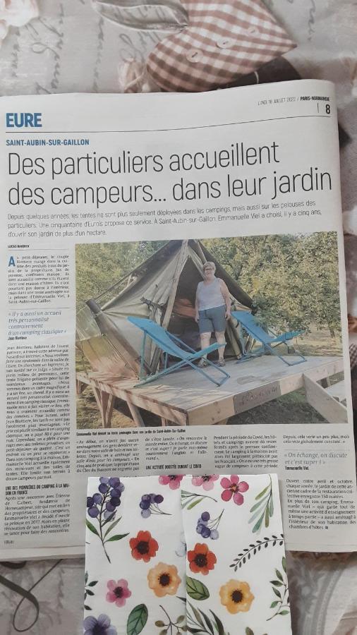 Lodge Exterieur 2 Personnes Saint-Aubin-sur-Gaillon 外观 照片